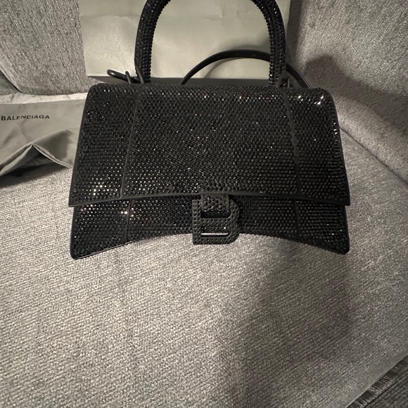 Authentic Balenciaga rhinestones Hourglass XS Crossbody Handbag $6,850 - Picture 15 of 16